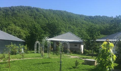 Саманные домики. Северская, Убинская