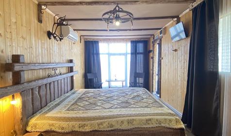 Двухместный улучшенный домик с видом на море (отдельностоящий)