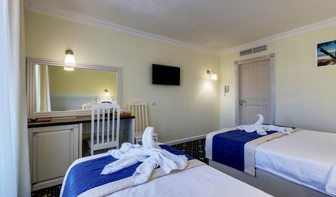 Семейный двухкомнатный с изолированными комнатами, маленький балкон, теневая сторона, №518