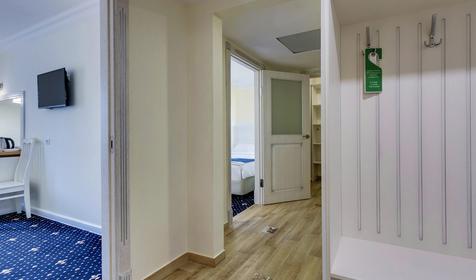 Семейный двухкомнатный с изолированными комнатами, маленький балкон, теневая сторона, №518