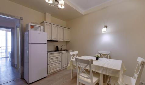 Апартаменты с двумя спальнями, кухней и балконом №319