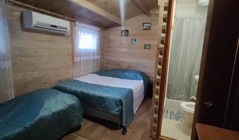 Сруб двухместный с удобствами