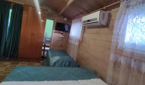 Сруб двухместный с удобствами