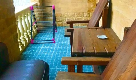 Семейный четырехместный двухкомнатный с балконом