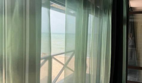 Трехместный домик с видом на море (отдельностоящий)