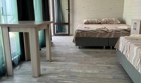 Трехместный домик с видом на море (отдельностоящий)