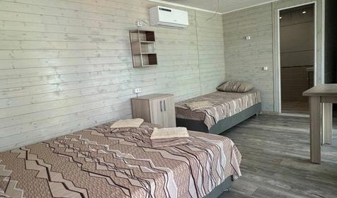 Трехместный домик с видом на море (отдельностоящий)