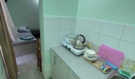 Студия трехместная с собственной кухней