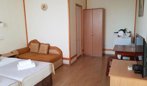 Стандарт двухместный с общим балконом с видом на бассейны, Корпус 2 (206, №210)