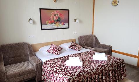 Стандарт двухместный с общим балконом с видом на море, Корпус 2 (№306, №310)