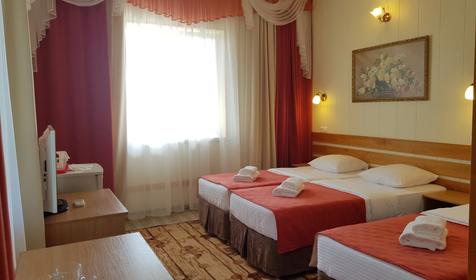 Стандарт трехместный с общим балконом с видом на море, Корпус 2 (№302, №308)