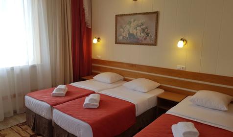 Стандарт трехместный с общим балконом с видом на море, Корпус 2 (№302, №308)