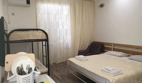 Люкс четырехместный с верандой, Корпус 1 (№101)