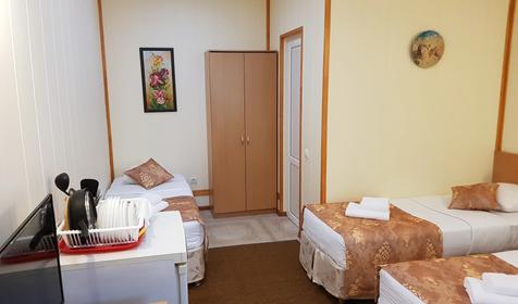 Люкс четырехместный с верандой, Корпус 2 (№101)