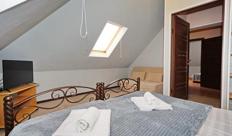 Двухкомнатный шестиместный с кухней