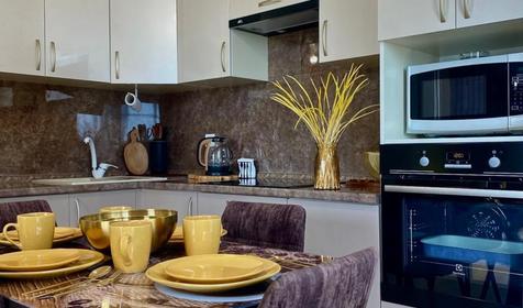 СВЕТЛАЯ, УЮТНАЯ 2-КОМНАТНАЯ КВАРТИРА с видом на море и горы, 5 корпус/6 этаж ⠀