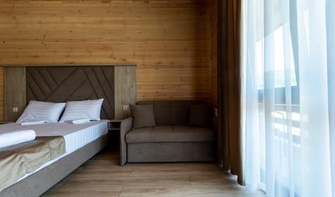 Трехместная студия с кухней