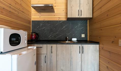 Трехместная студия с кухней