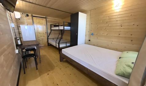 Четырехместный с видом на море на первом этаже