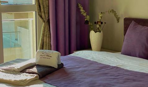 КЛАССИЧЕСКАЯ 2-КОМНАТНАЯ КВАРТИРА С ВИДОМ на море и горы