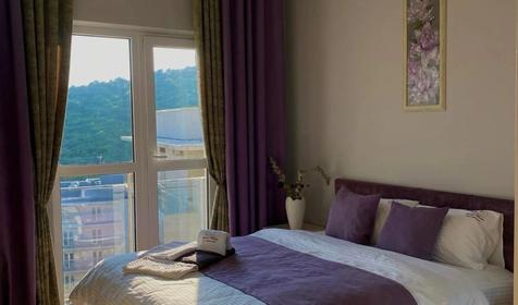 КЛАССИЧЕСКАЯ 2-КОМНАТНАЯ КВАРТИРА С ВИДОМ на море и горы