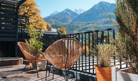 Горное бунгало с купелью ПРЕМИУМ