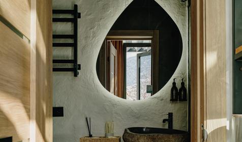 Горное бунгало с купелью