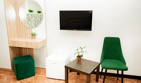 Трехместный с тремя отдельными кроватями и собственной внешней ванной комнатой