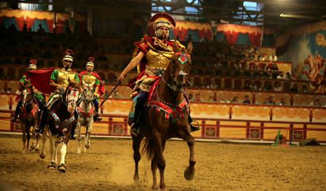 Античное зрелище "Амазонки Боспорского царства" на "АРЕНЕ КОЛИЗЕЙ"