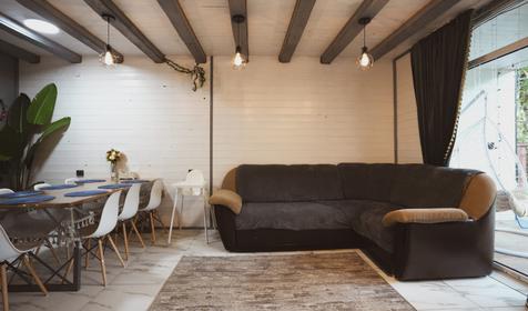 Барнхаус с тёплым бассейном и балкон над каньоном