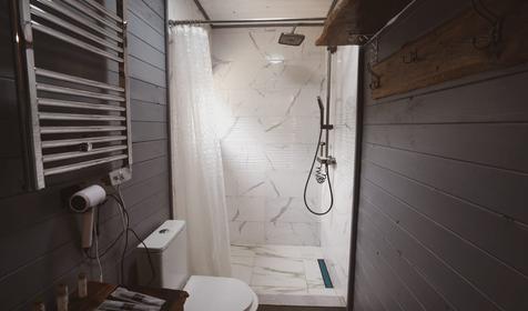 Барнхаус с тёплым бассейном и балкон над каньоном